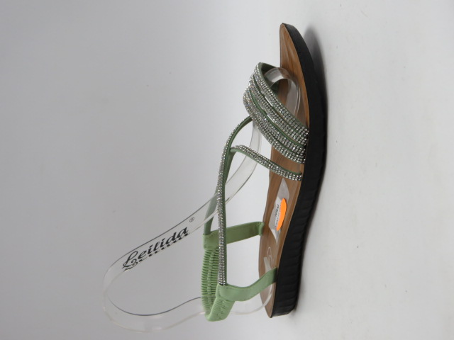 Sandały damskie W530-11 GREEN 36-41