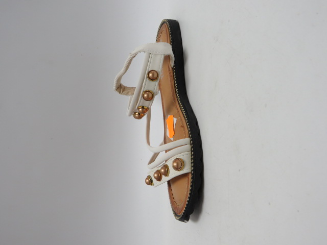 Sandały damskie W163 WHITE 36-41 1