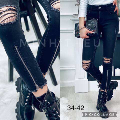 Jeansy damskie 1397 1 kolor 34-42