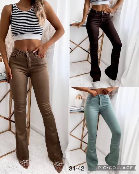 Jeansy damskie 1409 1 kolor 34-42