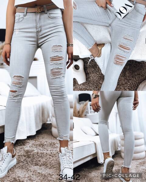 Jeansy damskie 1416 1 kolor 34-42