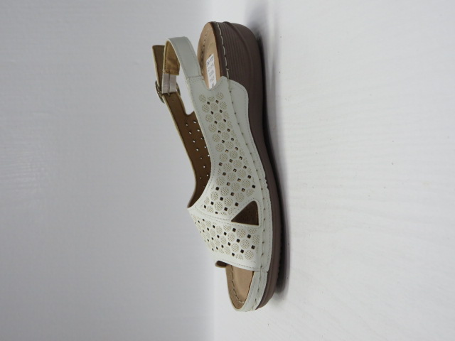 Sandały damskie 6753-4 WHITE 36-41 1
