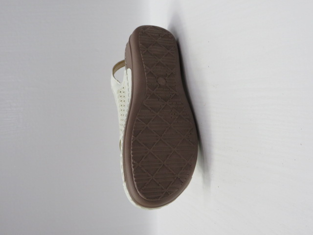 Sandały damskie 6753-4 WHITE 36-41 2