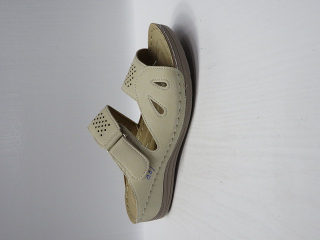 Klapki Damskie 684-15 BEIGE 36-42