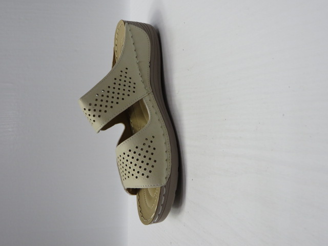 Klapki Damskie 684-15 BEIGE 36-42 1