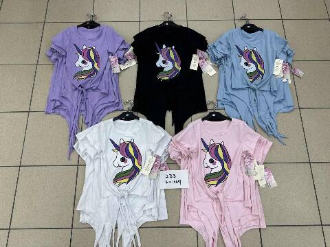 Bluzki dziewczęce 1688 1 kolor 6-16 1