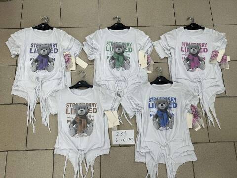 Bluzki dziewczęce 1689 1 kolor 6-16 1