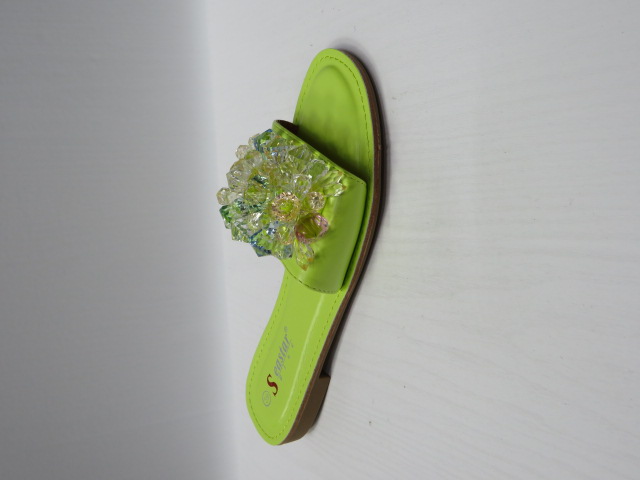 Klapki Damskie JH307 GREEN 36-41