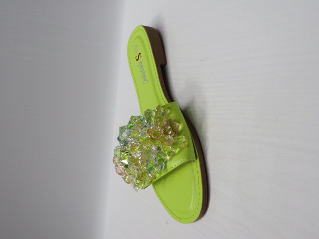 Klapki Damskie JH307 GREEN 36-41 1