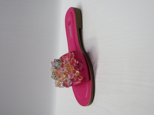 Klapki Damskie JH307 FUSHIA 36-41 1