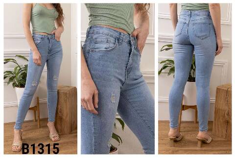 Jeansy damskie B1315 1 kolor 34-42