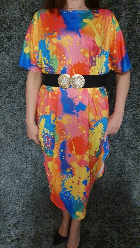 Sukienka damskie 2247 Mix kolor Standard (Towar Polskie) 1