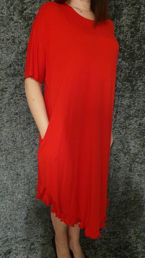 Sukienka damskie 2252 Mix kolor Standard (Towar Polskie)