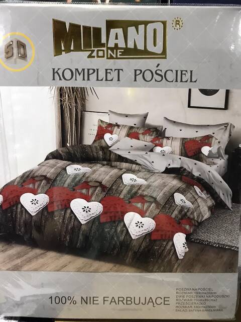 Komplet Pościeli 4 Części 2272  Mix wzory 160x200 1