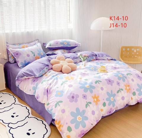 Komplet Pościeli 4 Części 2279  Mix wzory 160x200