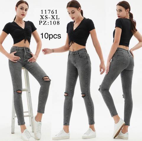 Jeansy damskie 11761 1 Kolor XS-XL 1