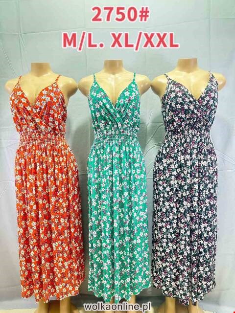 Sukienka  damskie 2750 Mix kolor M-2XL