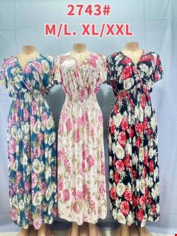 Sukienka  damskie 2743 Mix kolor M-2XL