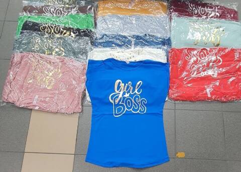 Bluzka damskie 3334 Mix kolor M-XL