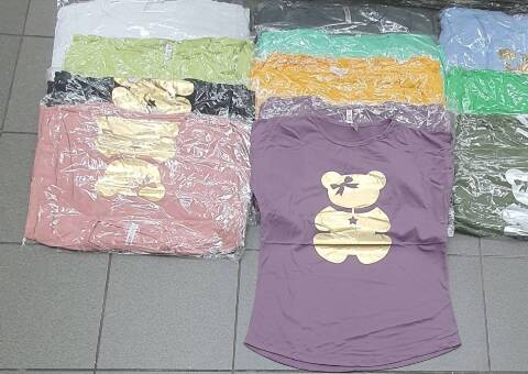 Bluzka damskie 3340 Mix kolor M-XL