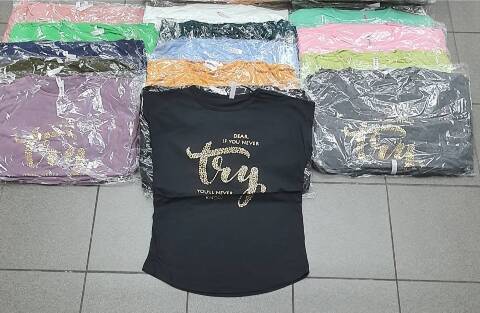 Bluzka damskie 3346 Mix kolor M-XL 1