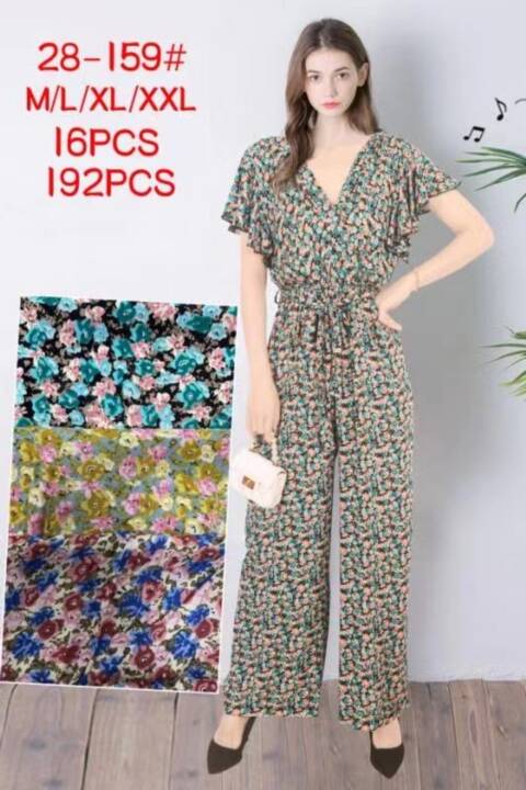 Kombinezon damskie 28-159 Mix kolor M-2XL