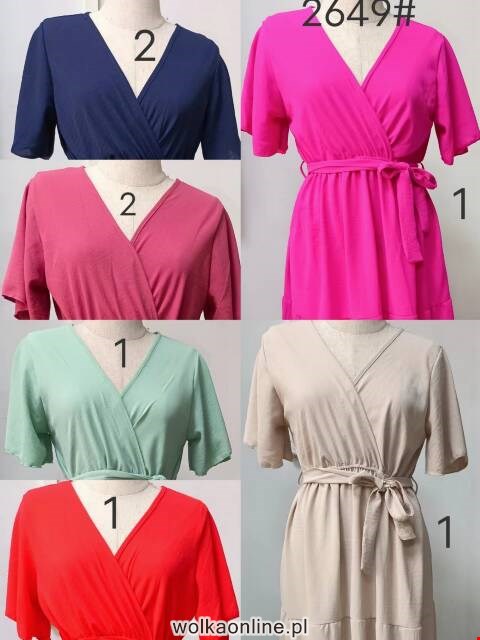 Sukienka damskie 2649 Mix kolor M/L-XL/2XL