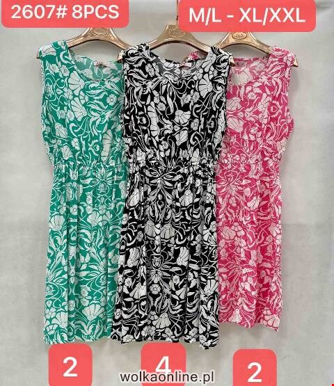 Sukienka damskie 2607 Mix kolor M/L-XL/2XL