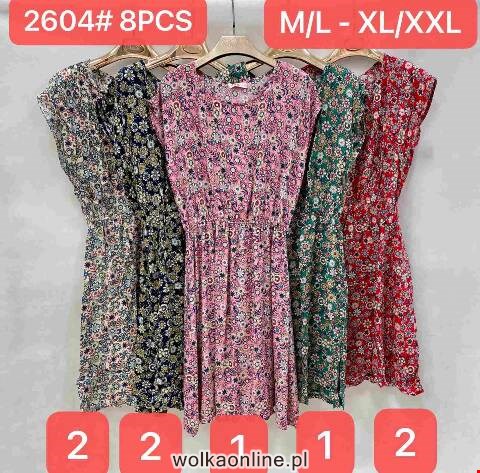 Sukienka damskie 2604 Mix kolor M/L-XL/2XL