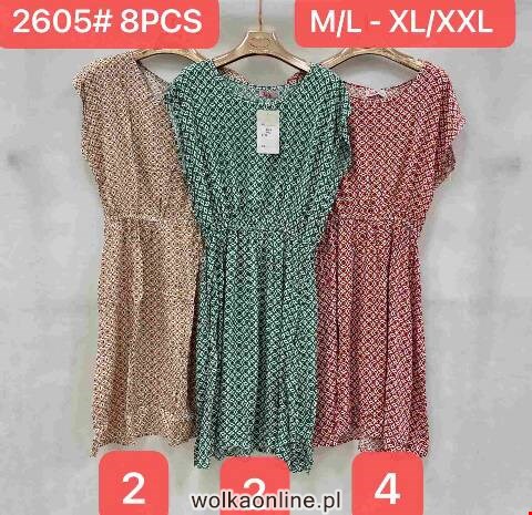 Sukienka damskie 2605 Mix kolor M/L-XL/2XL