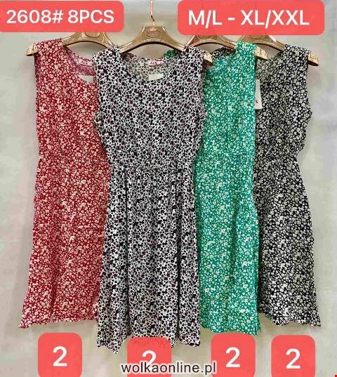 Sukienka damskie 2608 Mix kolor M/L-XL/2XL