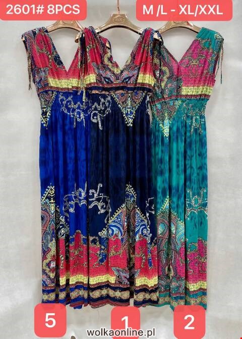 Sukienka damskie 2601 Mix kolor M/L-XL/2XL