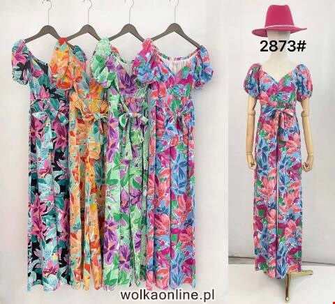 Sukienka damskie 2873 Mix kolor M/L-XL/2XL