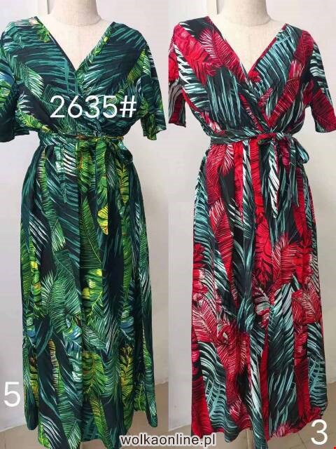 Sukienka damskie 2635 Mix kolor M/L-XL/2XL