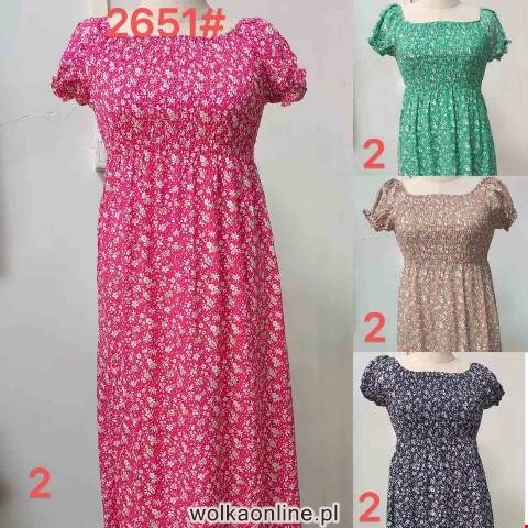 Sukienka damskie 2651 Mix kolor M/L-XL/2XL