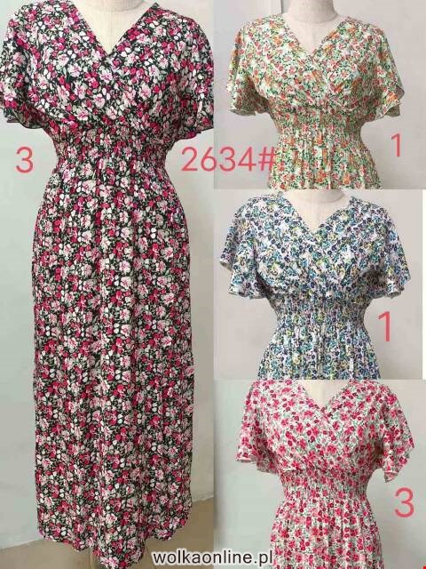 Sukienka damskie 2634 Mix kolor M/L-XL/2XL
