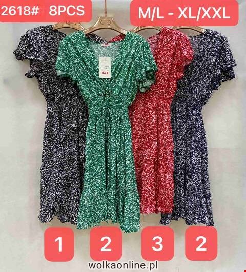 Sukienka damskie 2618 Mix kolor M-2XL
