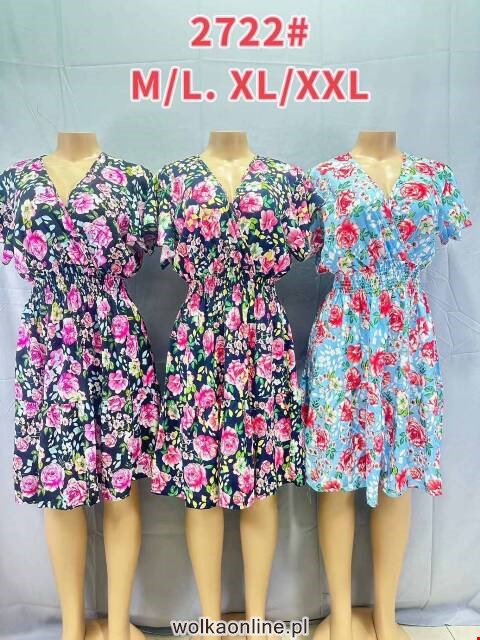 Sukienka damskie 2722 Mix kolor M-2XL