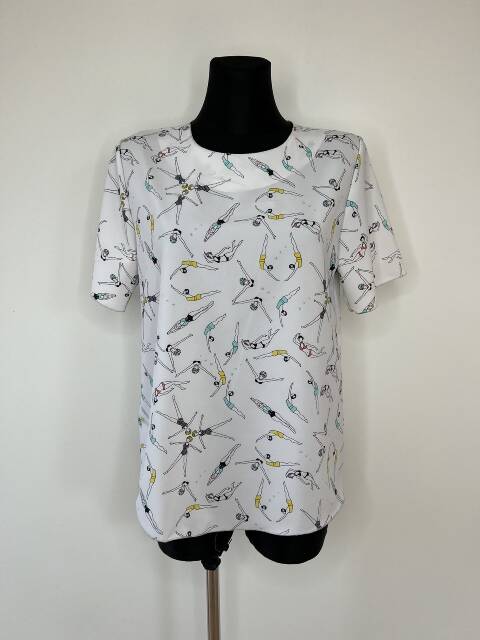 Bluzka damskie 4800 1 kolor 42-54 (Towar Polskie)