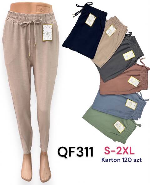 Spodnie damskie QF311 Mix kolor S-2XL