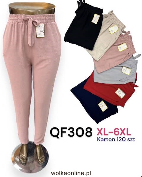 Spodnie damskie QF308 Mix kolor XL-6XL