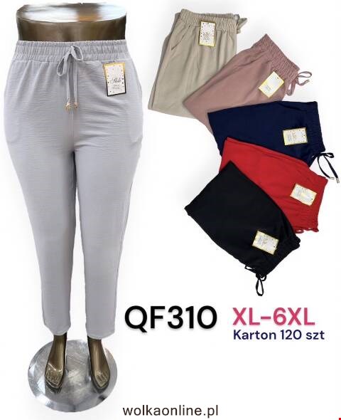 Spodnie damskie QF310 Mix kolor XL-6XL