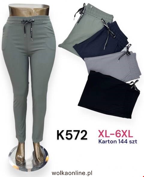 Spodnie damskie K572 Mix kolor XL-6XL