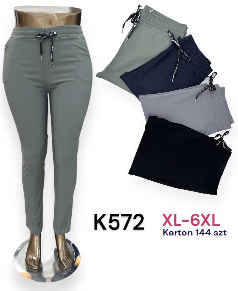 Spodnie damskie K572 Mix kolor XL-6XL 1