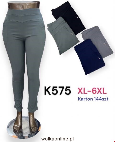 Spodnie damskie K575 Mix kolor XL-6XL
