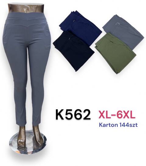 Spodnie damskie K562 Mix kolor XL-6XL 1