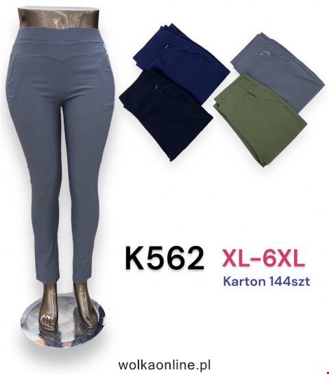 Spodnie damskie K562 Mix kolor XL-6XL