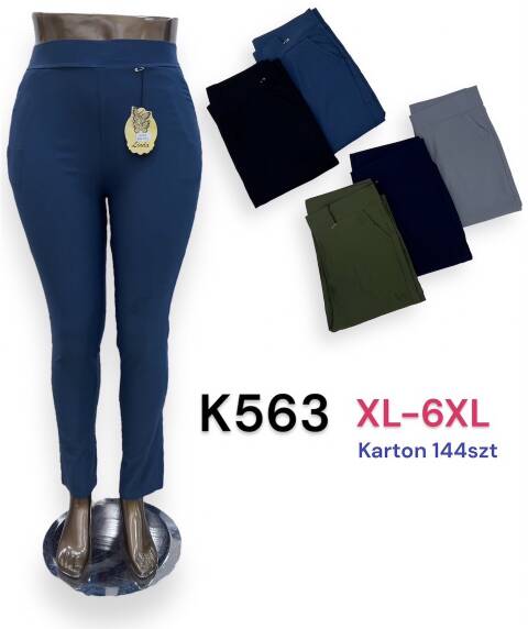 Spodnie damskie K563 Mix kolor XL-6XL 1