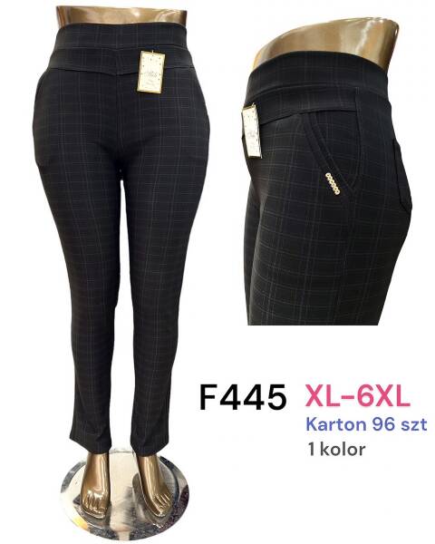 Spodnie damskie F445 Mix kolor XL-6XL