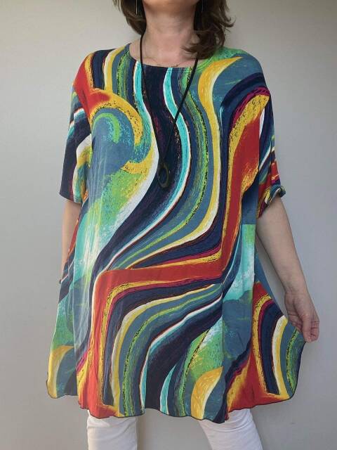 Tunika damskie 5283 Mix kolor Standard (Towar Polskie) 1